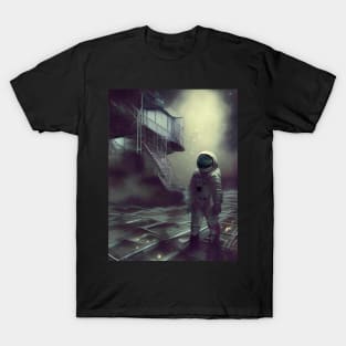 The astronaut in space station. T-Shirt